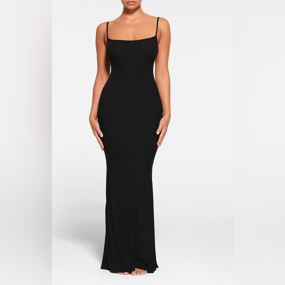 SKIMS Soft Lounge Petit Long Slip Dress - Size MP